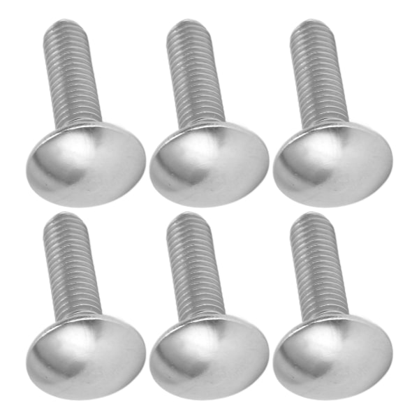 30 stk M8x1,25 Skruebolt A2 Rustfritt Stål Cup Firkantet Grovt Gjenge Vognbolter DIN603M8x30