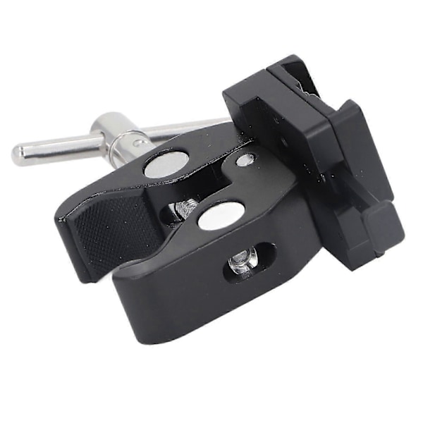 V Mount Batteriadapter med Klemme Stærkt Greb Bærbar Justerbar Kraftig Aluminiumlegering til Lysstativ Tripod