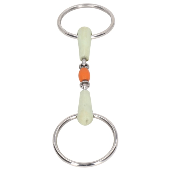 Rostfritt stål hästmunstycke häst Eggbutt Snaffle Bit utomhusträning lös ring