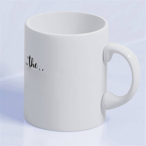 Keramisk mugg med tydligt bokstavstryck, bred öppning, födelsedagspresent, drickskopp för te, kaffe, varm choklad CCP326