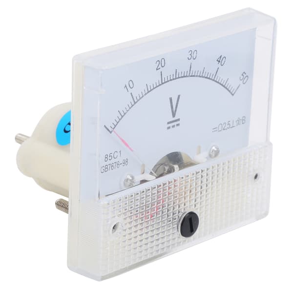 85C1 DC 0~50V Pekare DC Voltmeter DC Panelmätare Mätinstrument Inbyggd Installation