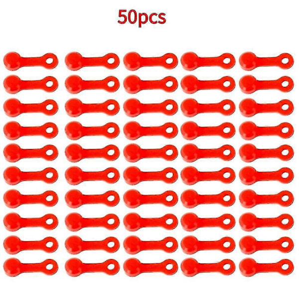 10-50 st Cykel Luftnippel Skruvlock Bromsskruvlock Dammskydd Hydraulisk Skivbroms Luftare Gummilock Cykeltillbehör Röd 50 st
