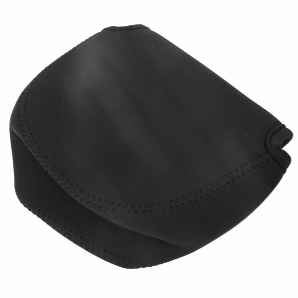 Nylon pustende baitcasting fiskesnellepose fiskehjulbeskytterpose (svart)