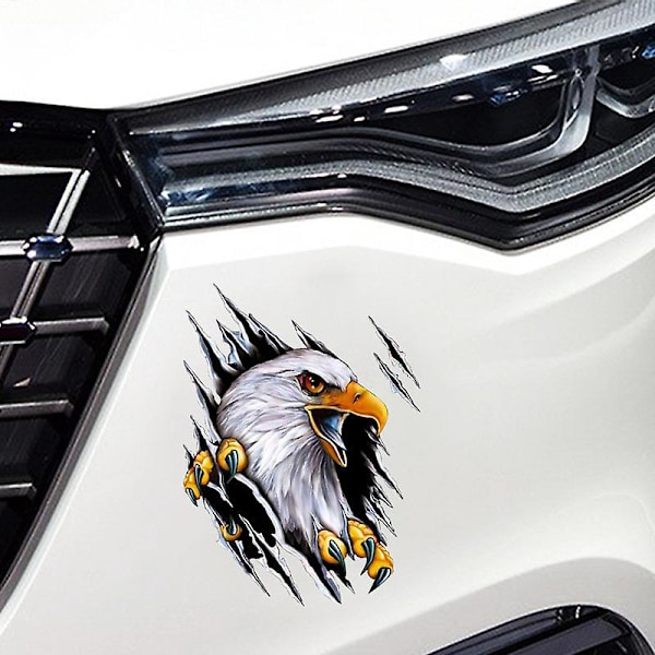 18*24cm Örn Bilstickers 3d Örn Bilsticker Auto Kreativ Djursticker Bilkropp Dekorativa Stickers