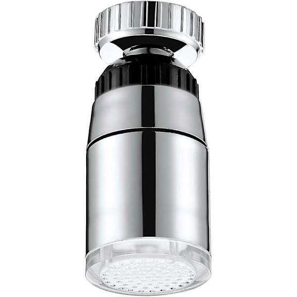 Dyse Vannkran LED Lys Vask Temperatursensor Skummer Vannkran Bad - 3 Farger