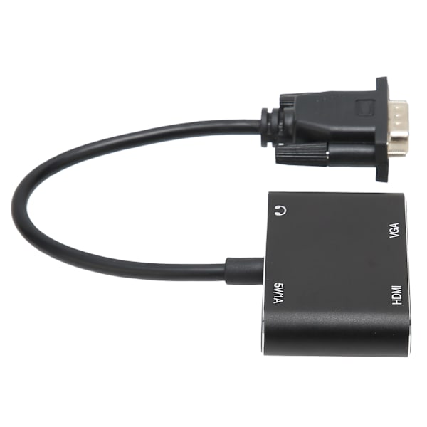 VGA han til High Definition Multimedia Interface hun VGA hun adapter med lydkabel