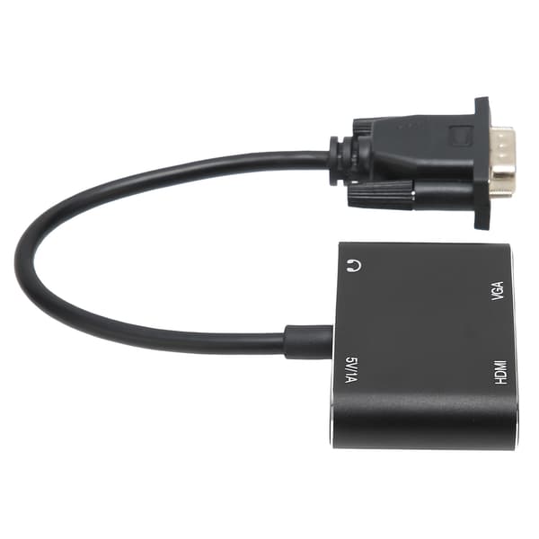 VGA-uros High Definition Multimedia Interface -naaras VGA-naarasadapteri äänikaapelilla