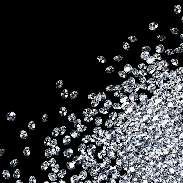 3 x 5000/förpackning Akryl Diamant Kristaller Bröllopsfest Dekorationer DIY Konst Hantverk--
