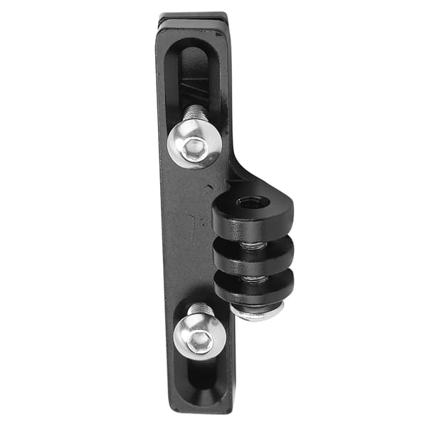 Aluminiumslegering Sort Cykelbase Cykelsaddel Pude Klips Montering til Gopro Hero6/5/4/3 Kamera