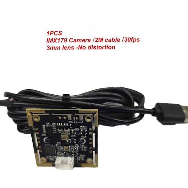 Webcam IMX179 30fps 2M kaapeli 3mm linssi ei vääristymiä, USB-kameramoduuli