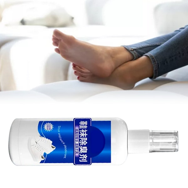 100 ml Kengänpesuainespray Kenkäkaappi Fresher Sukat Kengät Tuoksupuhdistusaine Kotitaloustoimistoon