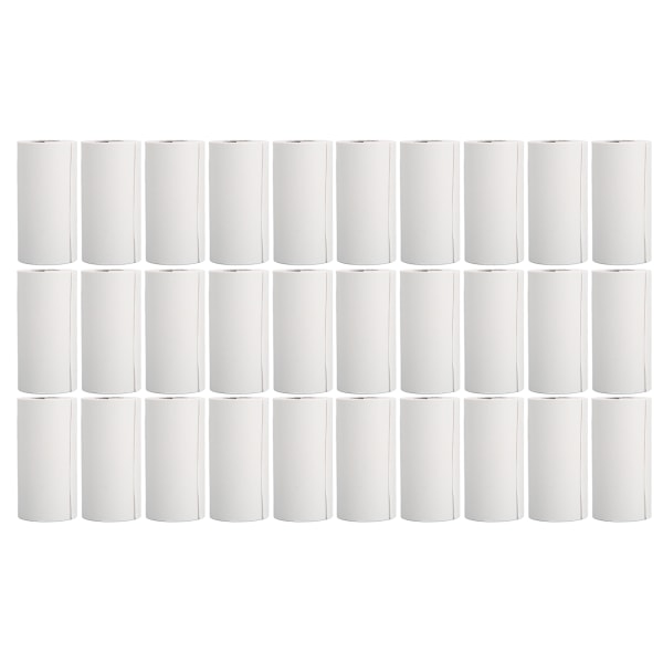 30 stk termisk utskriftspapir 57x30 mm uniform belegg Klar utskrift kvittering utskriftsetikett for POS terminalsystemer