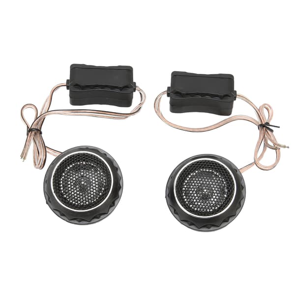 2 st Dome Tweeter 140W Metallisk Järn Högtalare Universal för Billjudsystem