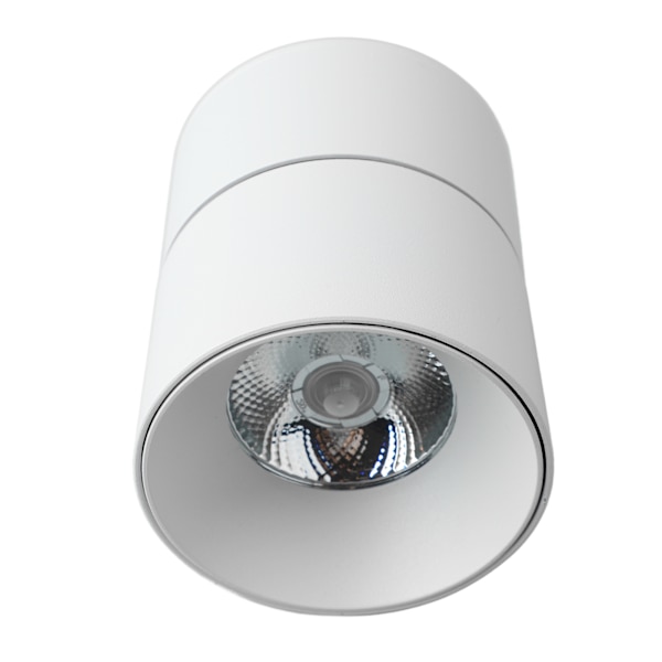 Overflatemontert antirefleks LED-taklys 110 til 240V Sammenleggbar roterende spotlight for stue Hvit