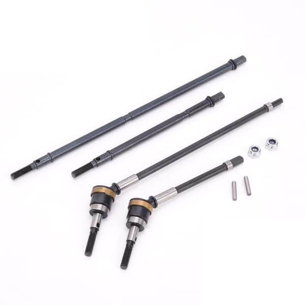 2 stk. CVD-drivaksel foraksel reservedele passer til Axial Wraith RC bilmodel