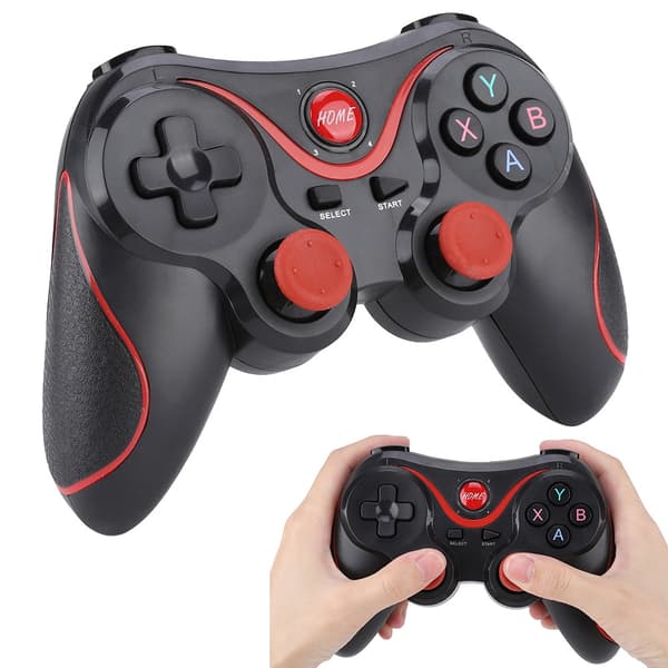 Trådløs Bluetooth Gamepad Spillkontroller Håndtak Joypad For PS3/Smarttelefon/Nettbrett/PC