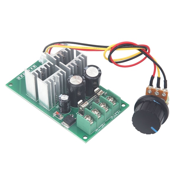 DC Motor Speed ​​Controller Högkvalitativ PWM Support PLC Analog med ratt DC6-60V 20A