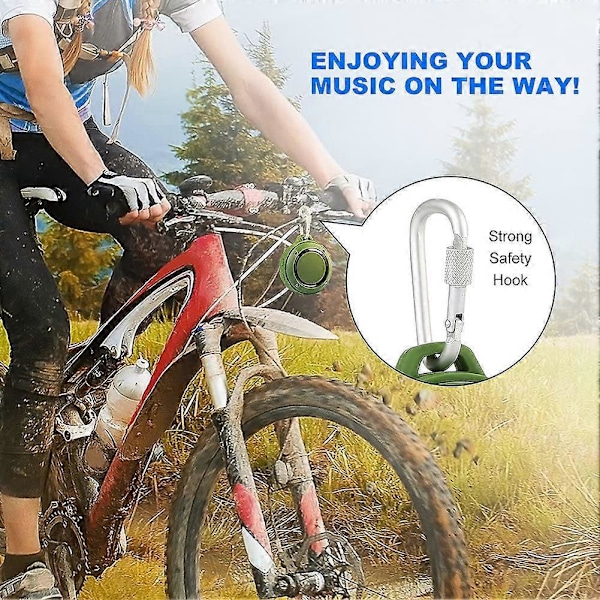 Vedenkestävä Bluetooth-kaiutin ulkokäyttöön, Kunodi langaton kannettava mini-matkakaiutin subwooferilla, parannettu basso, sisäänrakennettu mikrofoni urheiluun, uima-altaalle, rannalle