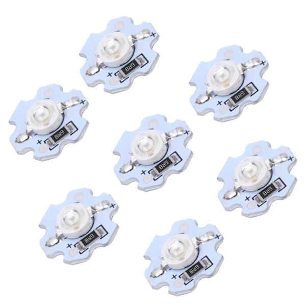 25 stk 5V LED-chips 200LM 1W High Power LED-lampeperler til gør-det-selv belysningsarmaturer Blåt lys 455‑460NM