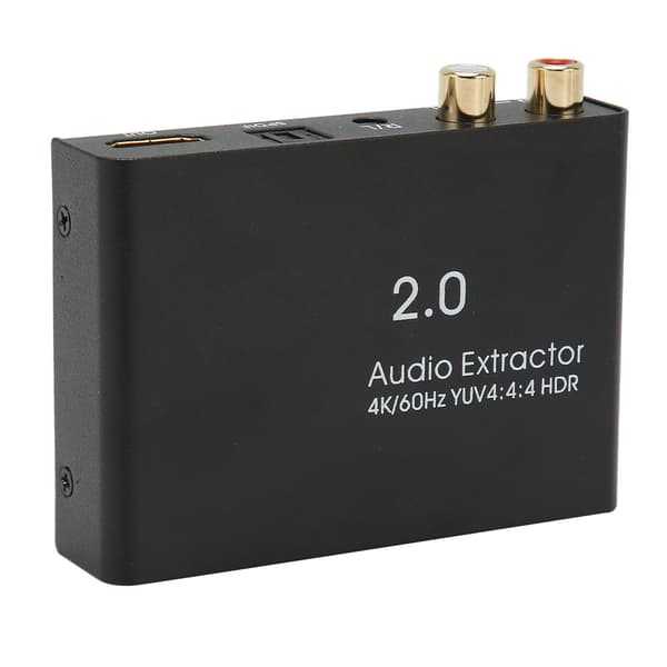 HD Multimedia Interface Lydudtrækker Splitter 4K 60Hz HD Multimedia Interface Lydkonverter Adapter US Stik 100-240V