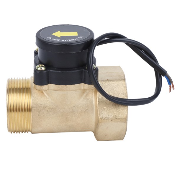 Vannpumpestrømsensor Messing Elektronisk trykk Automatisk kontrollbryter 1,5 tommer HT-802 220V