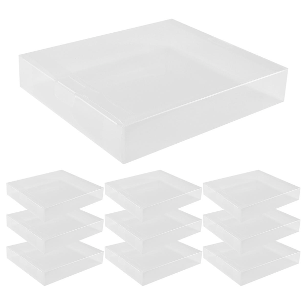 Klar CD Display Boks Opbevaring Beskyttelsesetui 143x126x25mm
