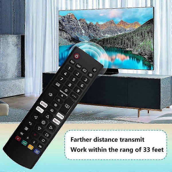 AKB76040301 Ersättningsfjärrkontroll kompatibel med LG Smart LED LCD TV 32LM577BPUA 50UP7000PUA 60UP7670PUB 32LM577BZUA 86UP8770PUA