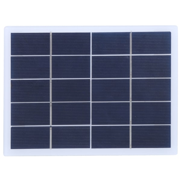 3W 5V polykristallint silikon Solpanel Solar Laminat DIY DC Output Laddare Batteri