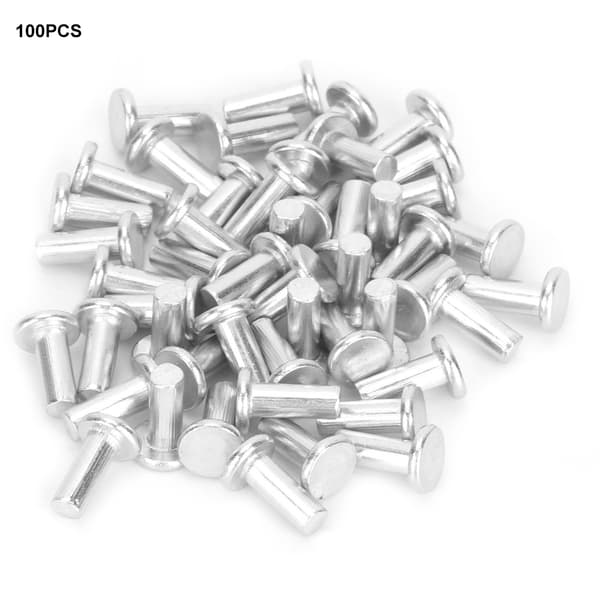 100 stk. GB867 M4 Flat Head Aluminium Nagler Flat Head Solid Nagle (M4 * 12)