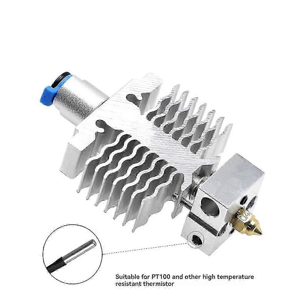 3D-skrivare Hotend Kit kompatibelt med Ender3-Neo/V2 Neo/Max Neo Skrivare Hot End 0.4Mm Munstycke 3D-skrivartillbehör