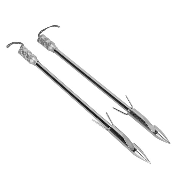 Ruostumattomasta teräksestä valmistettu kalastusnuoli - 2 kpl 145 mm Fish Dart metsästykseen ja ampumiseen
