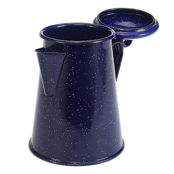 1,2 l Emalj Kaffekanna Hand Tekanna Vattenkokare Tekanna Vintage Heminredning Stjärnklar Himmel Blå Tekanna Cafe Zekai