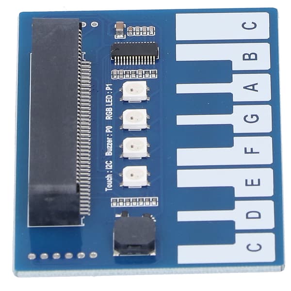 Mini pianomodul utvidelseskort kapasitiv berøringskontroller TTP229 I2C-grensesnitt for Micro:bit