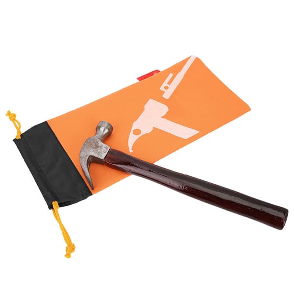 Telt Camping Teltpløk Hammer Søm Pose Sort Pløk Søm Pløk Opbevaringspose (orange)