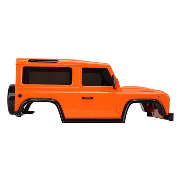 RC-bilkaross med dragstång 144 mm hjulbas RC-bilskal reservdelar för 1/16 1/24 klätterbil orange