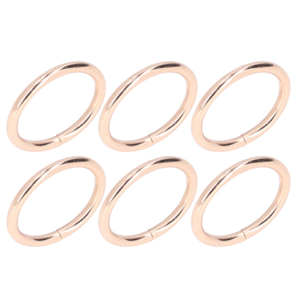 20 st metallringar 4x32mm järn robusta hållbara multifunktionella utsökta metall O-ringar guld