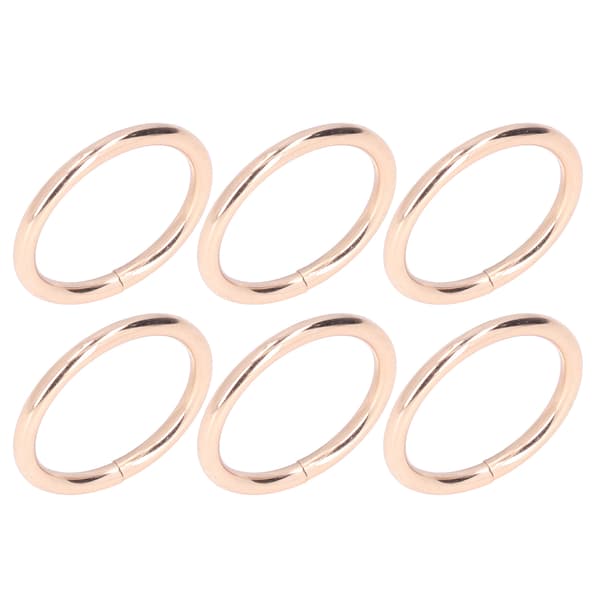 20 stk. metallringer 4x32mm jern solid slitesterk multifunksjonell utsøkt metall O-ringer gull