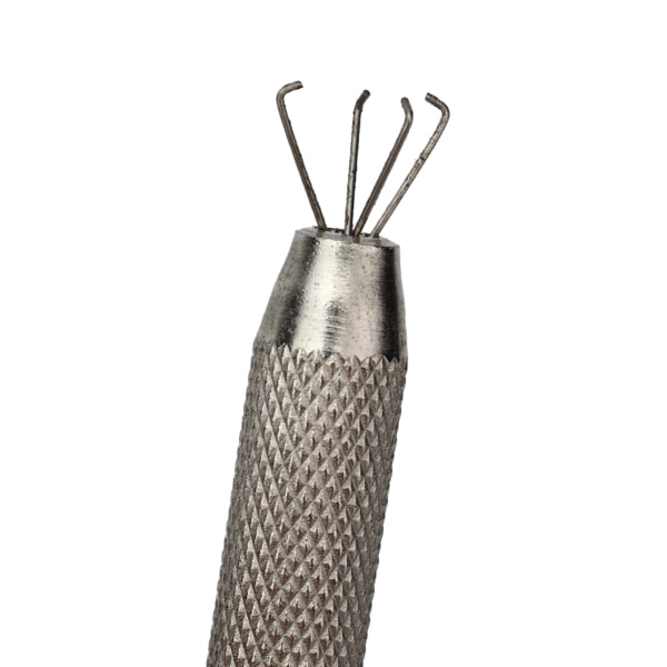 Rustfritt stål Diamond Claw Pick Up Tool Pinsett for smykker steinperler (4 pinner)