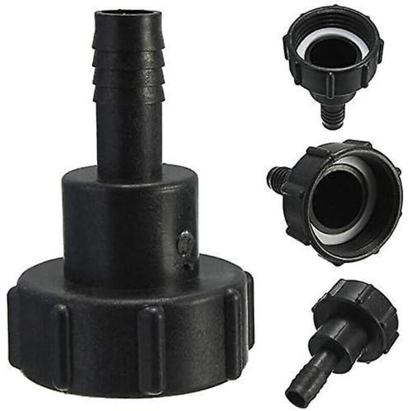 IBC 25mm Vesitankin Adapteri Musta