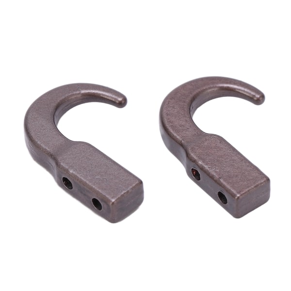 2 set RC metallisimulaatioperävaunukoukku sinkkiseoksesta vetokoukku SCX10 1/10 RC-kiipeilyautolle Titanium Color
