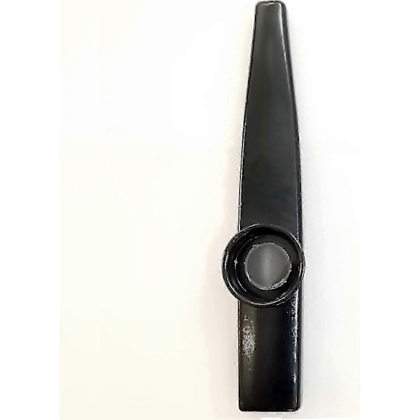 Børnemusik metal kazoo slagtøjsinstrument sort) 1 stk.