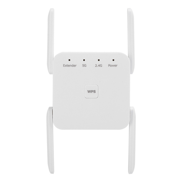 WiFi-kantamanlaajennin Verkkoportti Seinäpistoke Langaton Rele 1200M Kaksi Taajuutta 100‑240VUS Pistoke