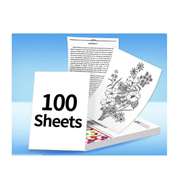 100 ark for A4 termisk papir M08F skriver termisk papir