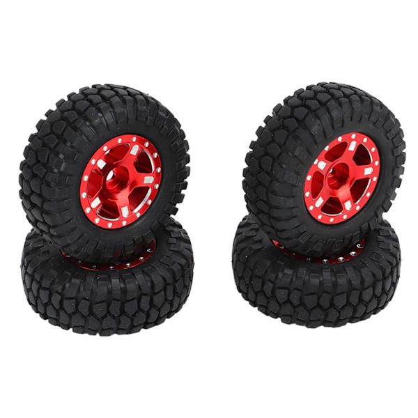 RC-auton renkaat ja vanteet Axial SCX24 -mallille 1/24 Kauko-ohjattavan auton päivitystarvikkeet Punainen