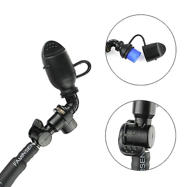 Smaklös BPA-fri TPU-hydreringspåse med isolerad slang - Perfekt för cykling, vandring, löpning, klättring, mountainbike