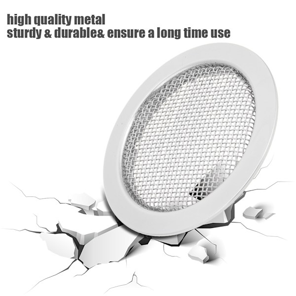 2 STK resonator gitar lyd hull deksel setter inn skjerm metall for Dobro deler (sølv)