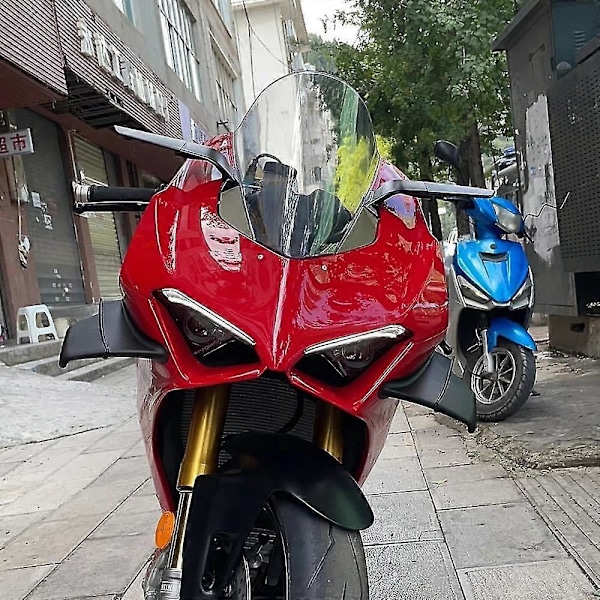Ducati Panigale V2 V4 959 1299 Motorcykel Sidospeglar - Justerbara Roterande Vindvinge Backspeglar