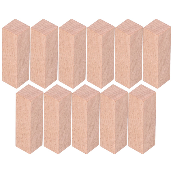 11 kpl kaiverruspuupalikkaa viimeistelemätön puuleima luonnonpyökki DIY veistotyökalu 7 x 2 x 2 cm aloittelijoille ja asiantuntijoille