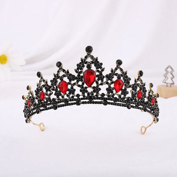 Kristallbröllopskronor för kvinnor - Elegant Rhinestone-krona för födelsedag, fest och bröllopsaccessoarer för håret