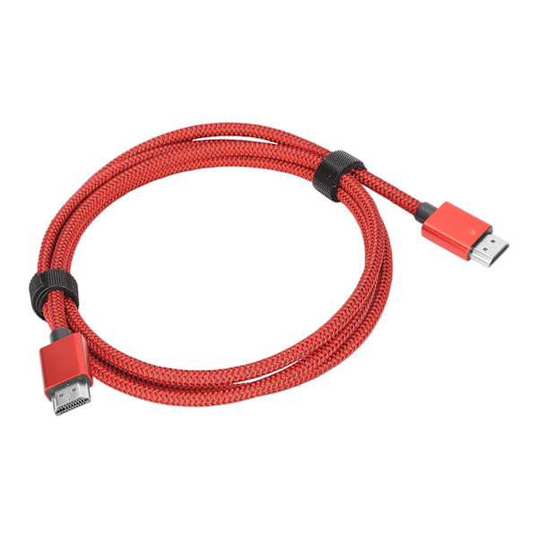 8k korkearesoluutioinen multimediakaapeli 1,5 metriä 12-bittinen väri 48 Gbps 4K 120HZ 8K 60HZ projektiokaapel televisiolle punainen